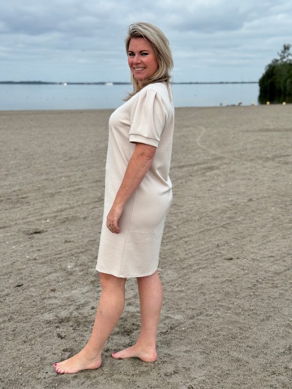 Jurkje Sandra beige - Afbeelding 3