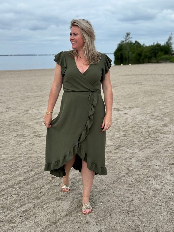 Jurk Simone groen - Afbeelding 5