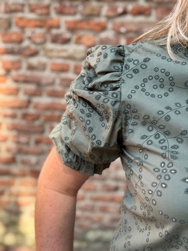 Blouse Marly groen - Afbeelding 4