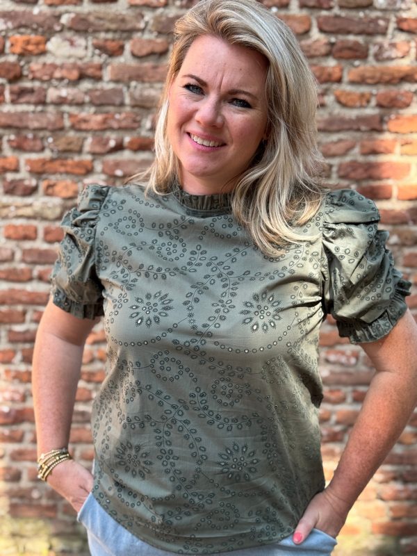 Blouse Marly groen - Afbeelding 6