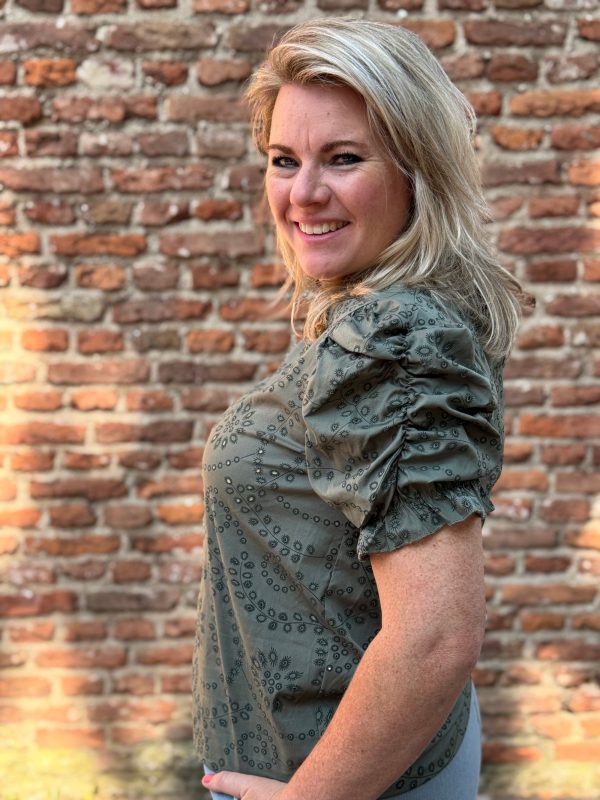 Blouse Marly groen - Afbeelding 2
