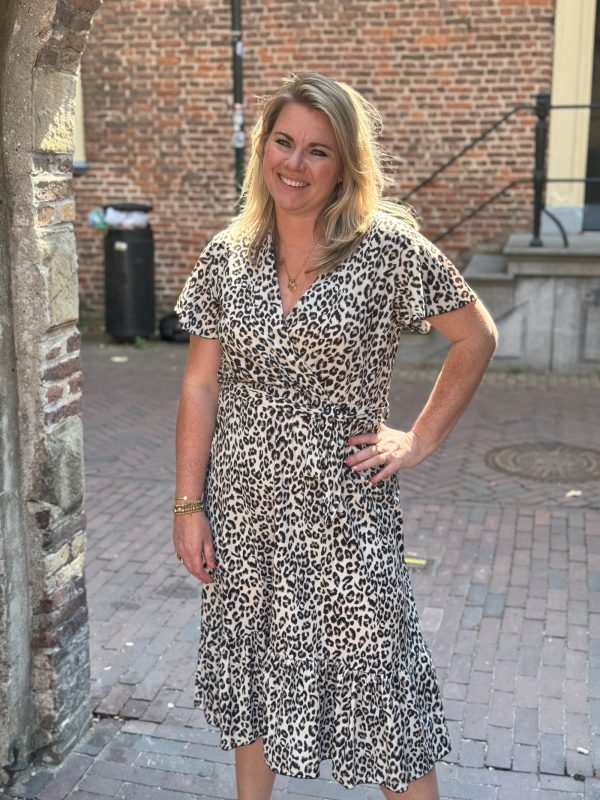 Jurk Tess panter - Afbeelding 4