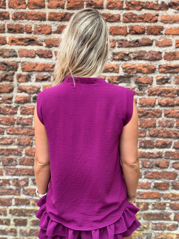 Top Tosca magenta - Afbeelding 4
