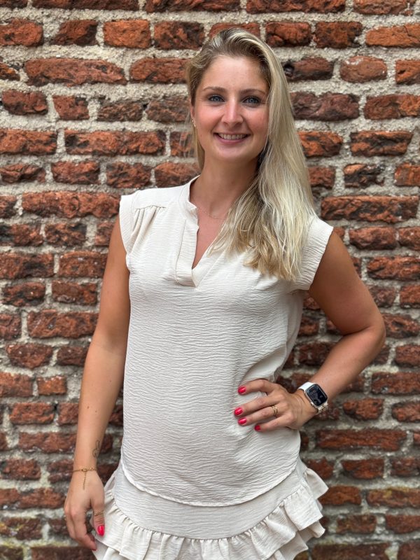 Top Tosca beige - Afbeelding 2