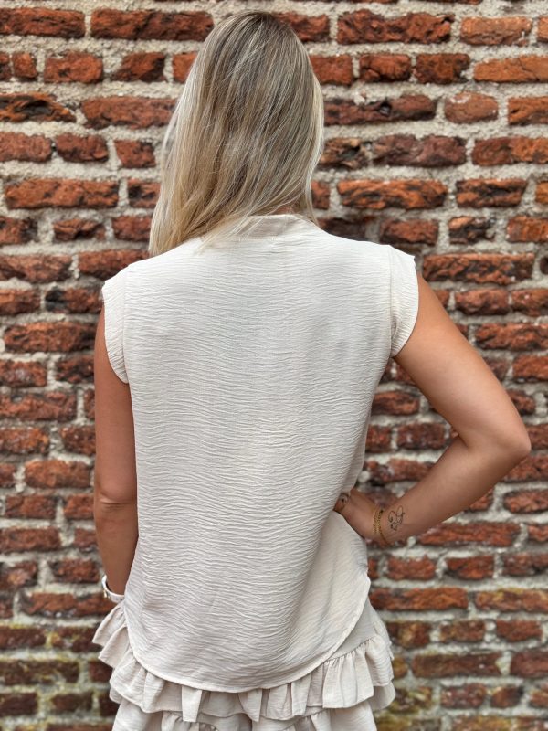 Top Tosca beige - Afbeelding 4