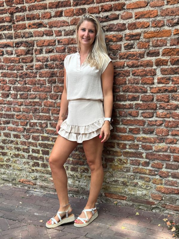 Skort beige - Afbeelding 5
