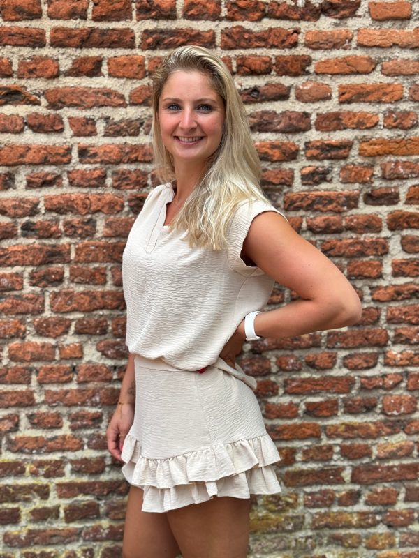 Skort beige - Afbeelding 4