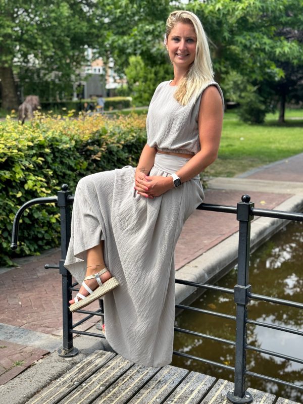 Set rok & top taupe - Afbeelding 9