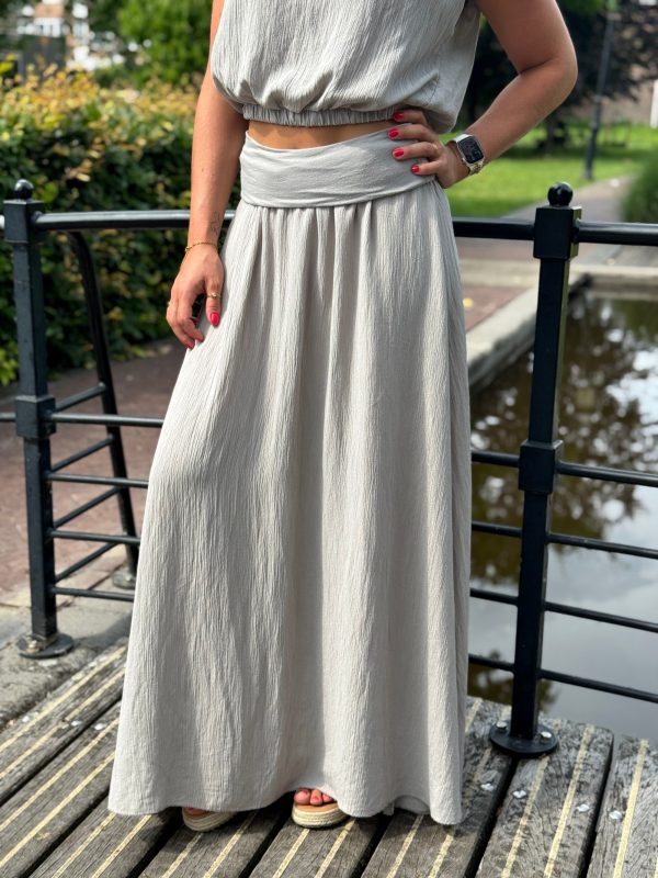 Set rok & top taupe - Afbeelding 7