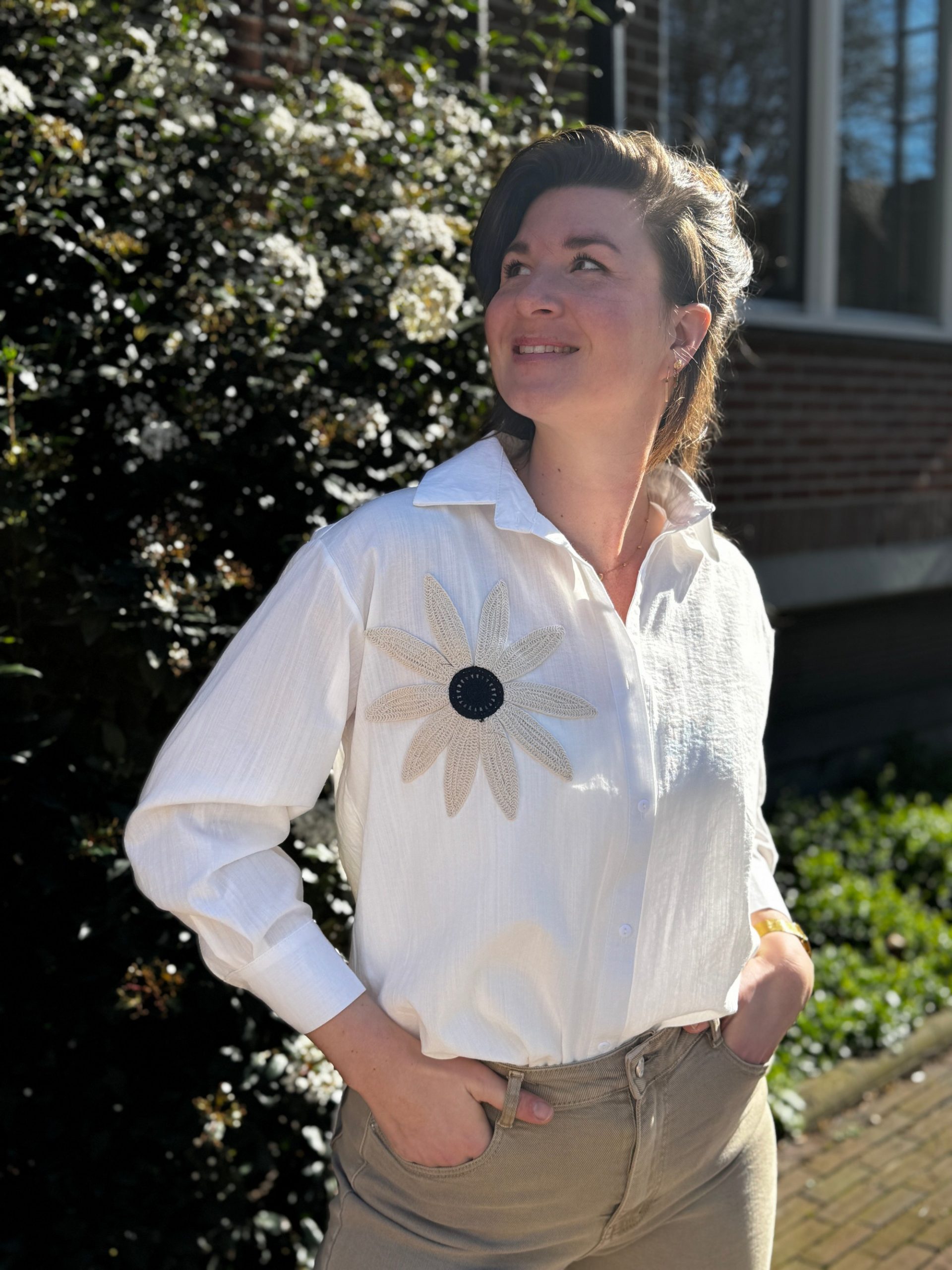 Blouse Juliëtte wit - Afbeelding 2