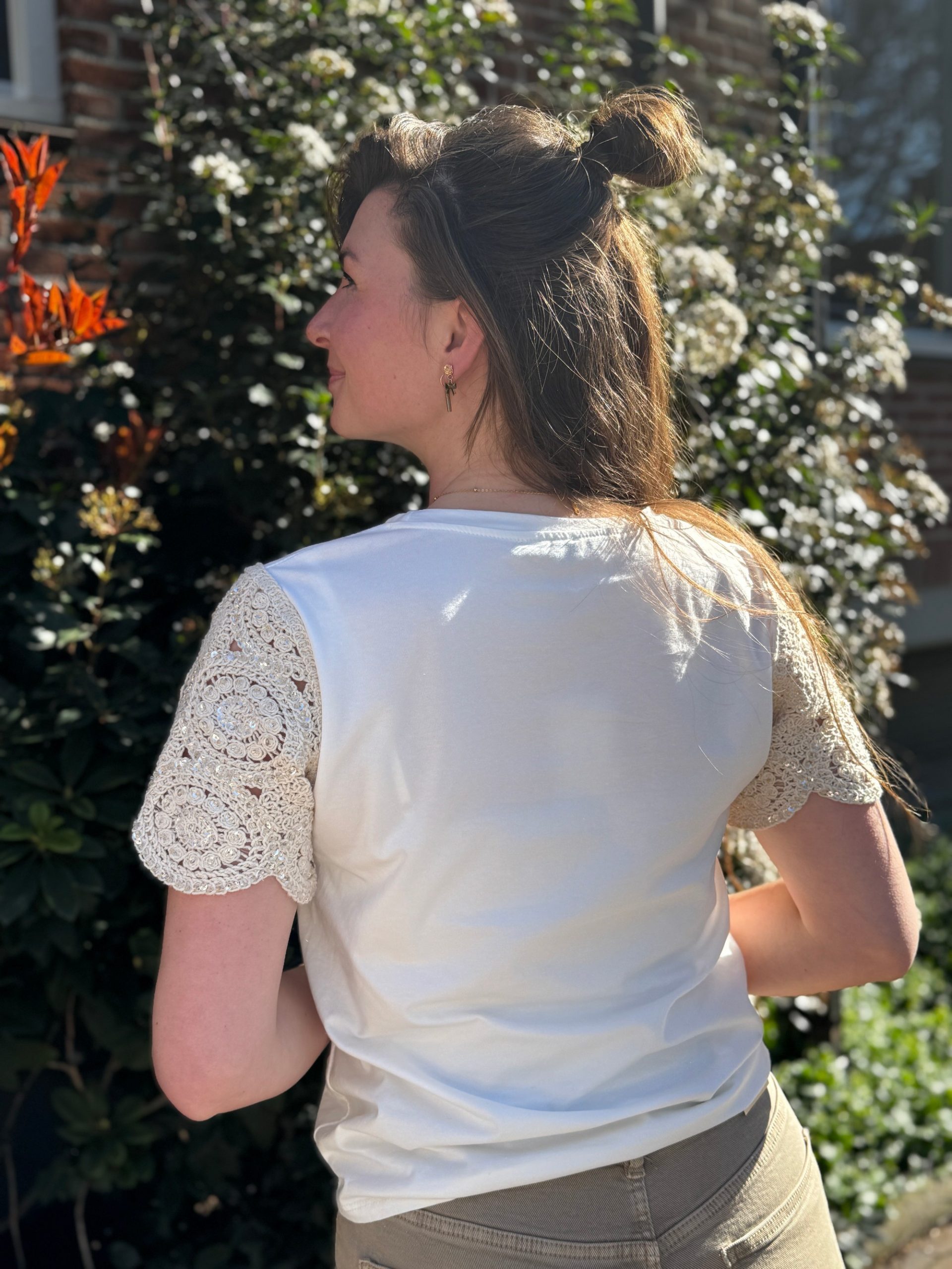 Top Marly wit - Afbeelding 4