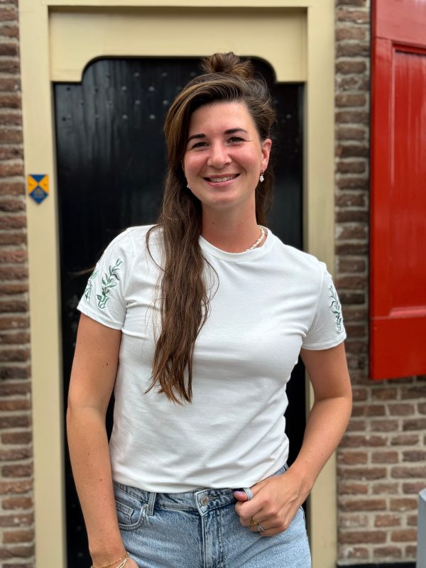 Shirtje Jelia groen borduursel - Afbeelding 8