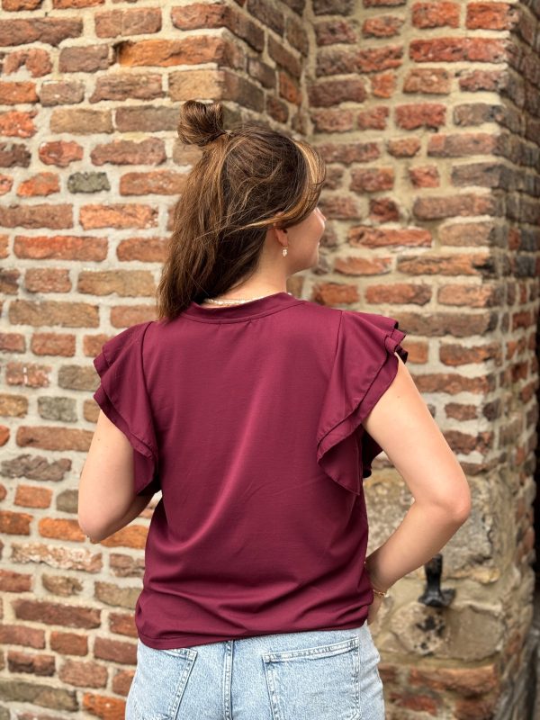 Top Dana bordeaux - Afbeelding 3