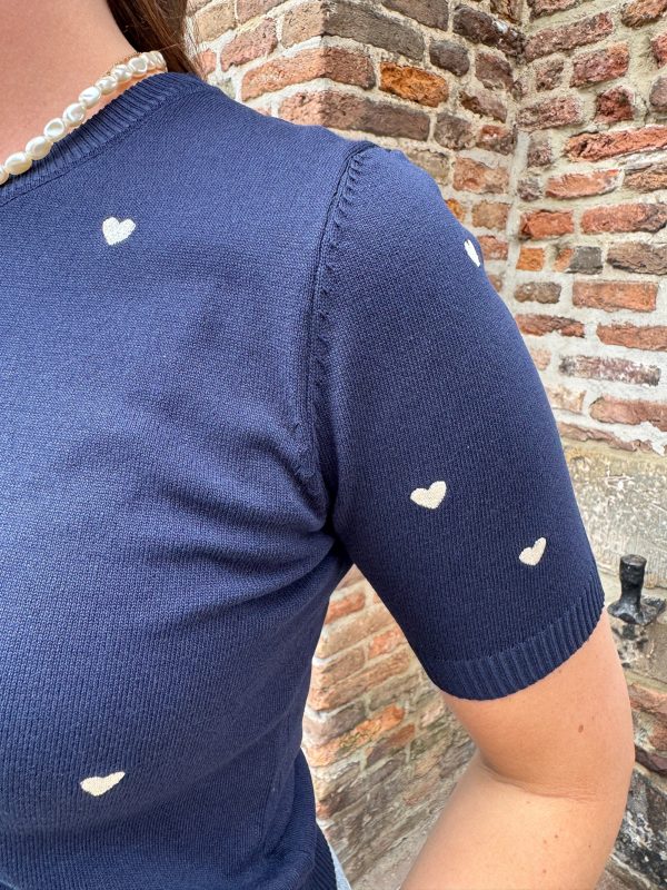 Top Heart navy - Afbeelding 4