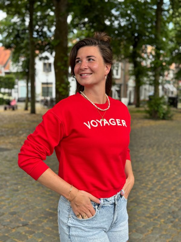 Sweater Voyager rood - Afbeelding 2