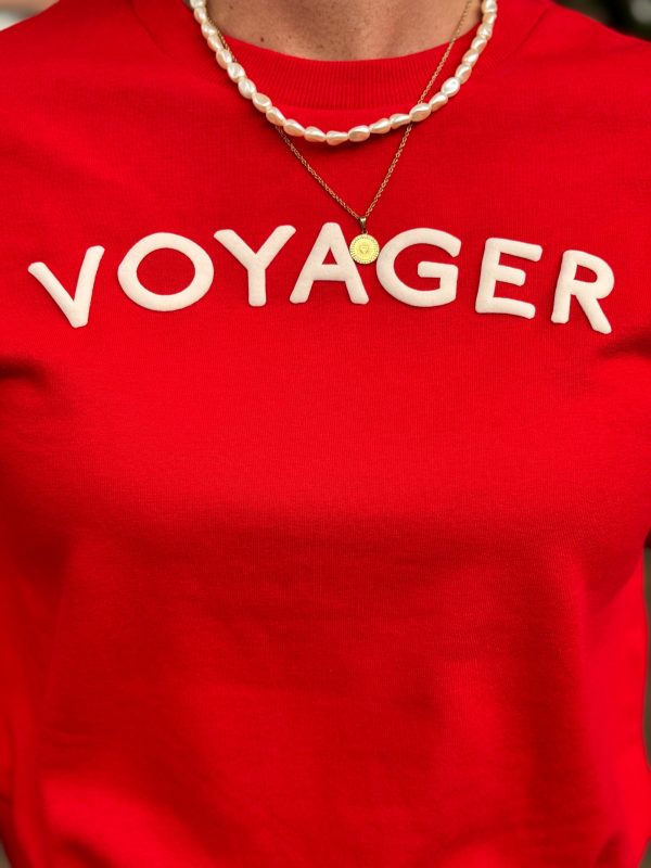 Sweater Voyager rood - Afbeelding 3