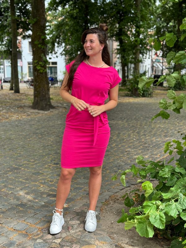 Strikjurkje Karin fuchsia - Afbeelding 3