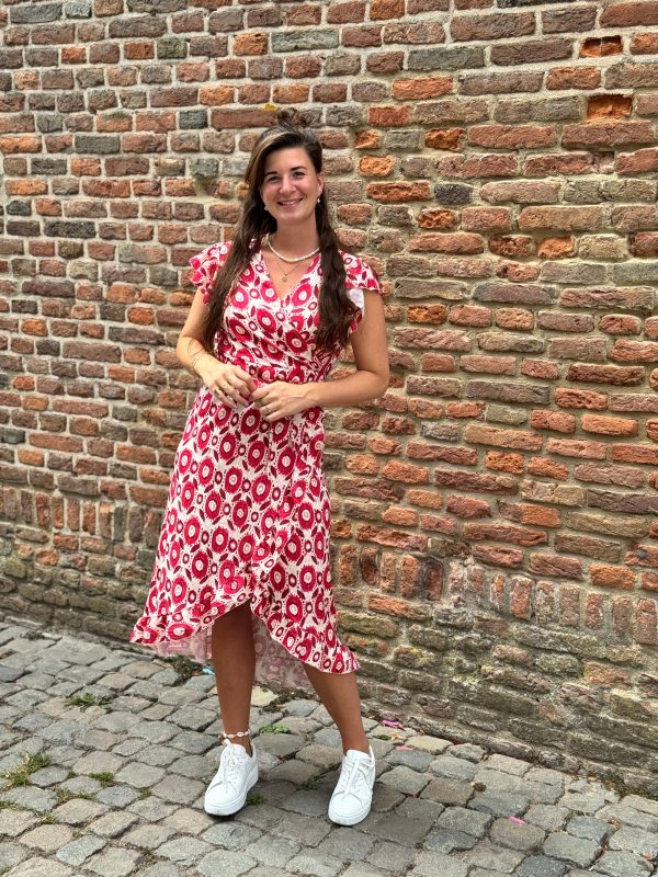 Jurk Lucy rood - Afbeelding 2