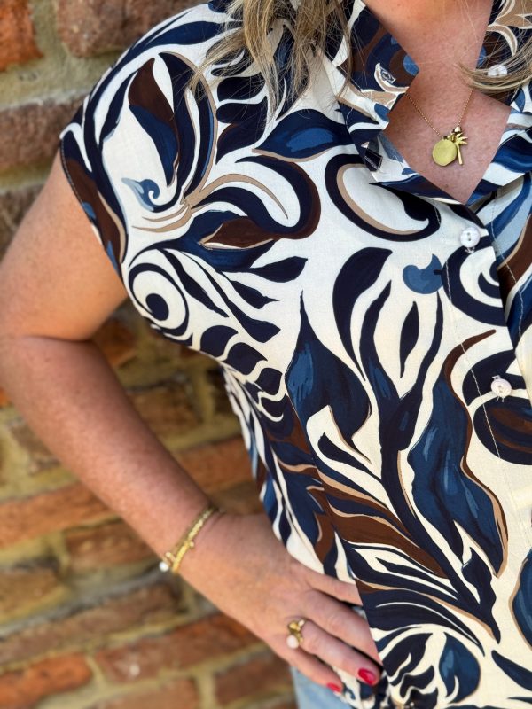 Topje Evi blauw - Afbeelding 3