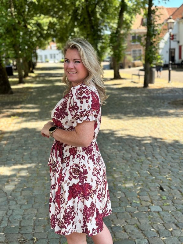 Jurkje Helene bordeaux - Afbeelding 2
