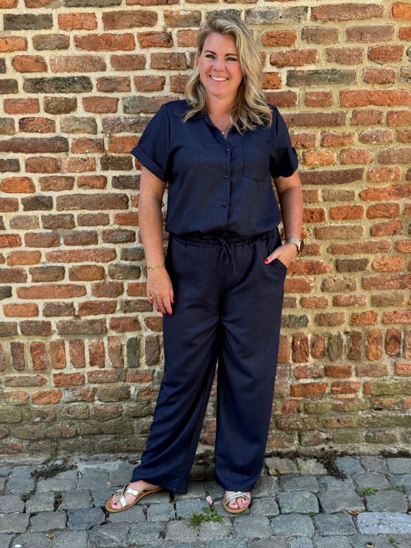 Broek Lenthe navy - Afbeelding 4