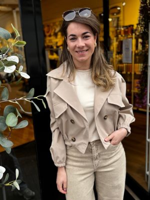 Trenchcoat Chantal zand