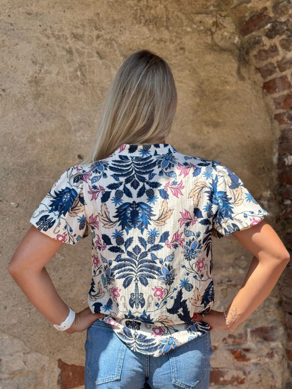Top Melissa blauw - Afbeelding 3