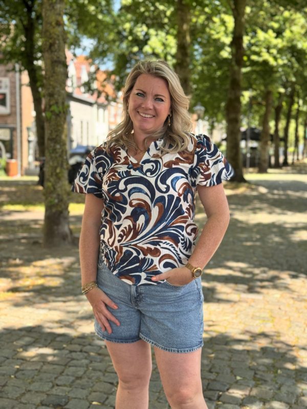 Top Diana navy - Afbeelding 4
