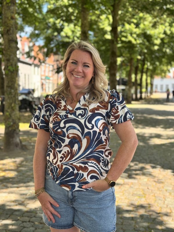 Top Diana navy - Afbeelding 5
