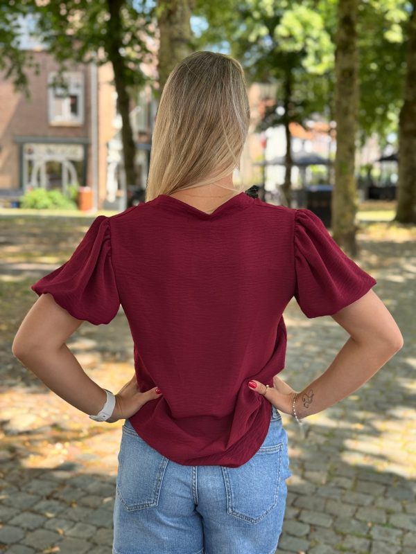 Top Christel bordeaux - Afbeelding 4