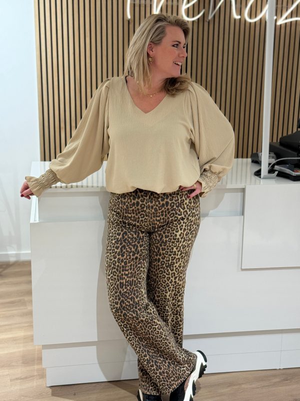 Blouse Lilly beige - Afbeelding 2