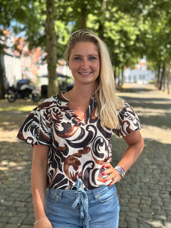 Top Diana zwart
