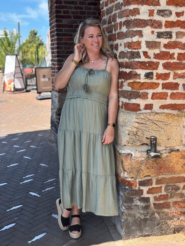 Jurk Babette groen