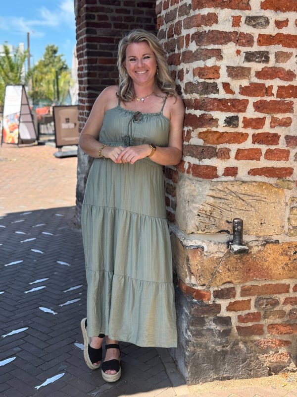 Jurk Babette groen - Afbeelding 5