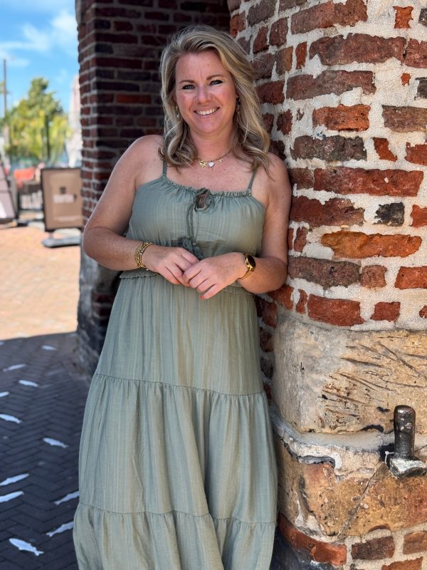 Jurk Babette groen - Afbeelding 3