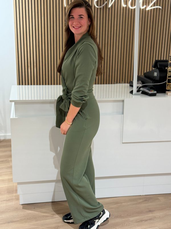 Jumpsuit Rosanne army - Afbeelding 3