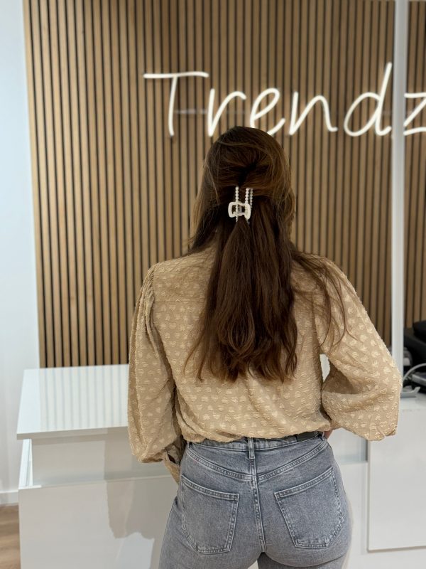Blouse Lieve beige - Afbeelding 5