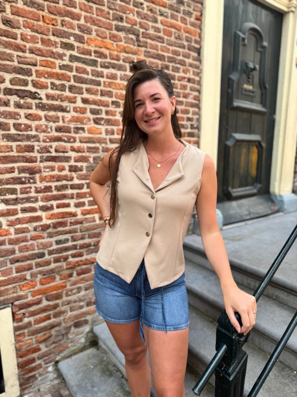 Gilet Julia beige