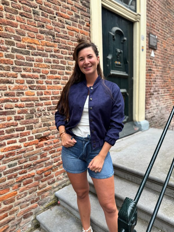 Bomberjasje Kate navy - Afbeelding 4