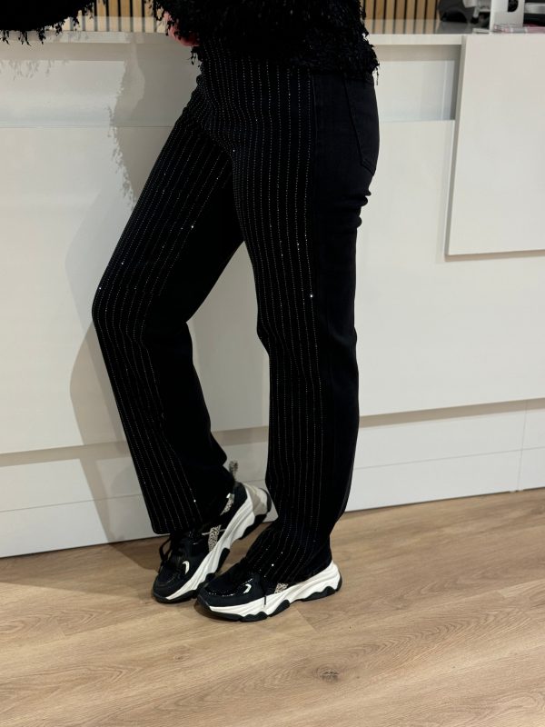 Straight jeans Lia black diamond - Afbeelding 3