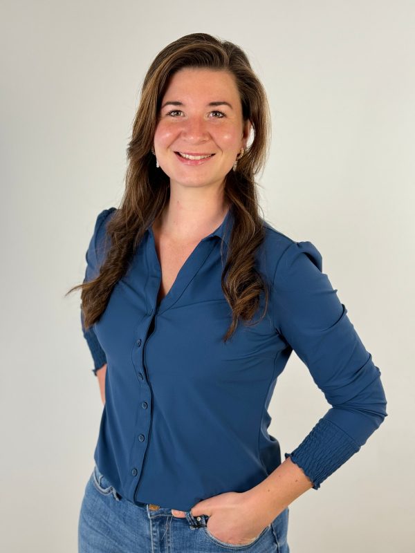 Travelstof blouse Eefke deep sea - Afbeelding 3