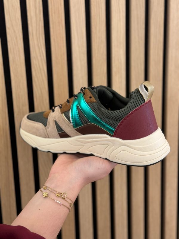 Sneakers forest/bordeaux/mushroom - Afbeelding 3