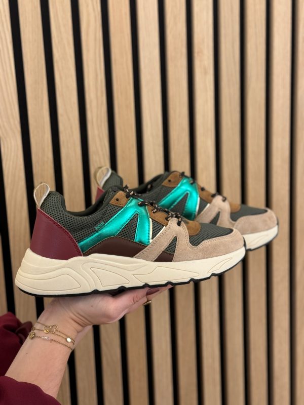 Sneakers forest/bordeaux/mushroom - Afbeelding 5