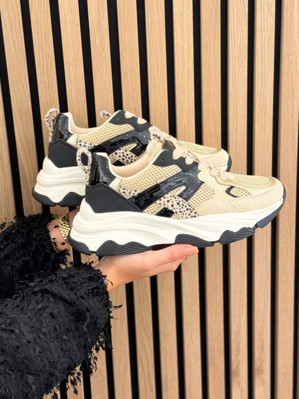 Sneakers Gigi beige with combination - Afbeelding 2