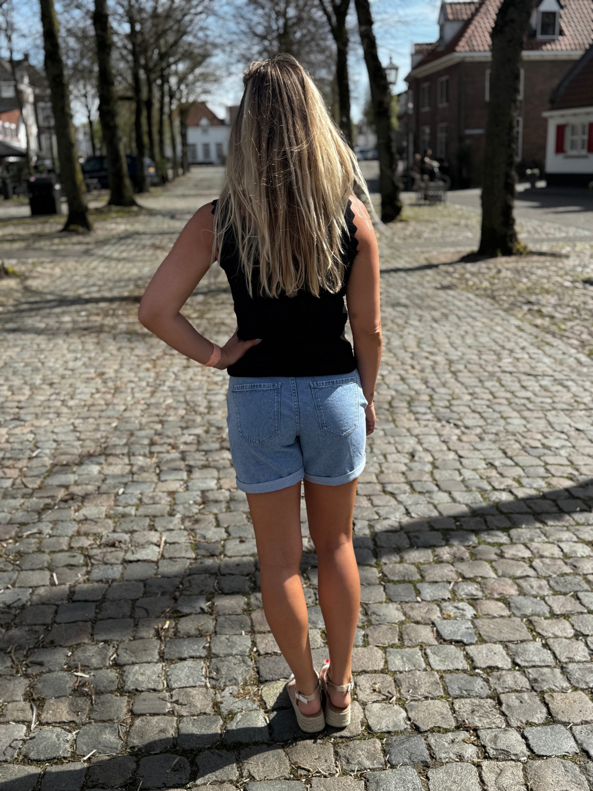 Topje Lesley zwart - Afbeelding 7