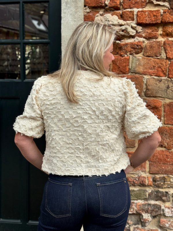Blazerjasje Indy beige - Afbeelding 4