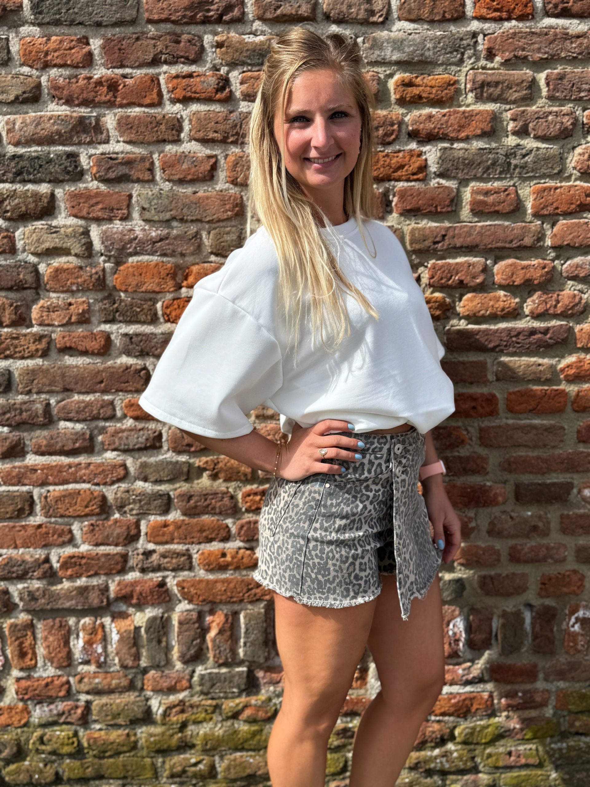 Skort Nanda panterprint - Afbeelding 3