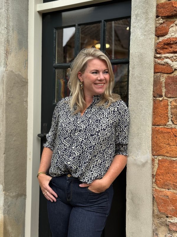 Blouse Megan night sky