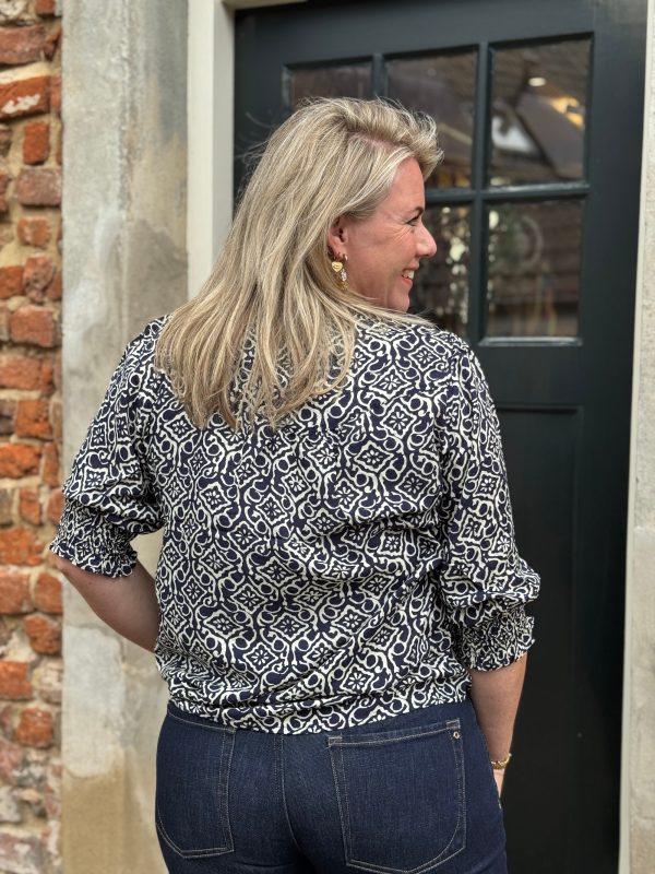 Blouse Megan night sky - Afbeelding 3