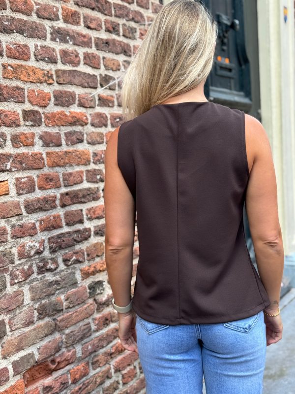 Gilet Julia choco - Afbeelding 8